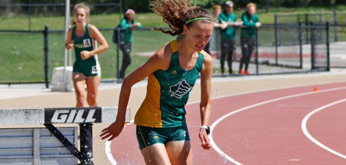 Saint Leo Cross Country Women's Page Patterson running