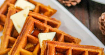 Pumpkin waffles