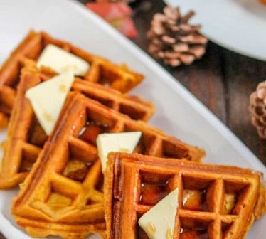 Pumpkin waffles