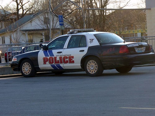 Police car from City of Carthage
