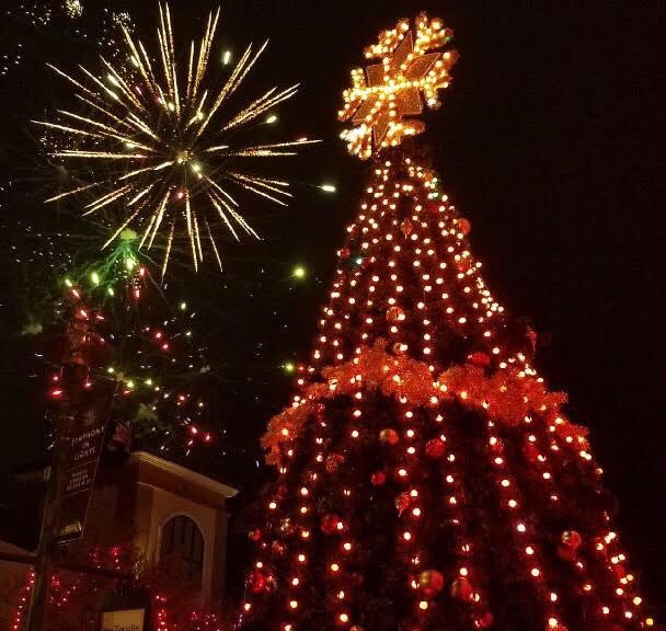 The Shops at Wiregrass surprised their guests at the 6pm light show with a flurry of fireworks and snow.