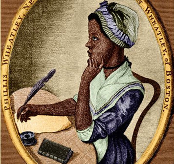 Lady writing on desk