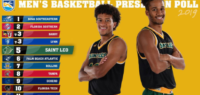 The Saint Leo Lions were picked to finish fifth in the SSC in the preseason poll.