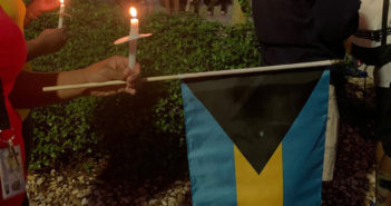 Candlight Vigil in Saint Leo University for Bahama Strong
