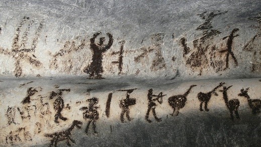 The paintings within Magura Cave, located in Bulgaria, date back as far as 6300 BC. (Oldest.org)