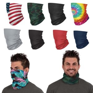 Gaiter scarves are made with a printed fabric that can display almost any design – from sports teams to animals to patterns, there are thousands of options to choose from. 