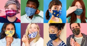 Cloth face masks are widely available and very customizable if you can get a little crafty with them.