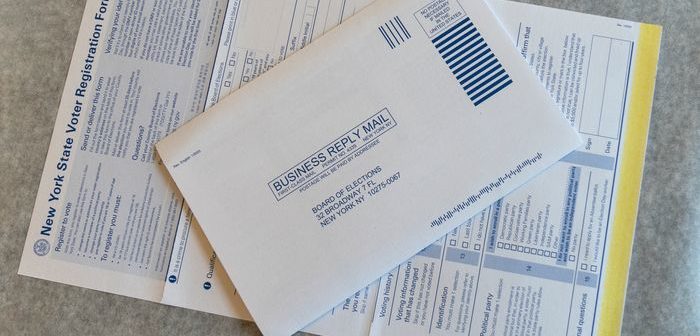 Citizens can request a mail-in ballot to be delivered to them in the mail. Photo Source: (Pacific Press)