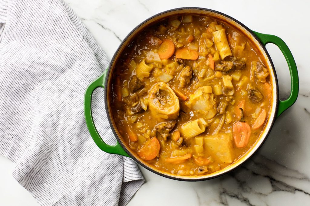 Haitian Beef and Pumpkin Soup (Soup Joumou)