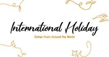 International Holiday Food graphic