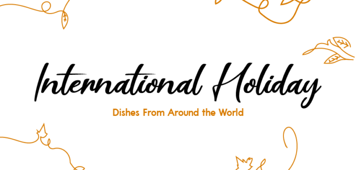 International Holiday Food graphic