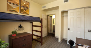 Saint Leo University Apartment 5 and 6 dorms inside view