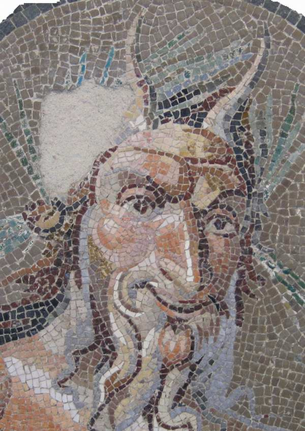 Faunus, the Roman god of agriculture portrait