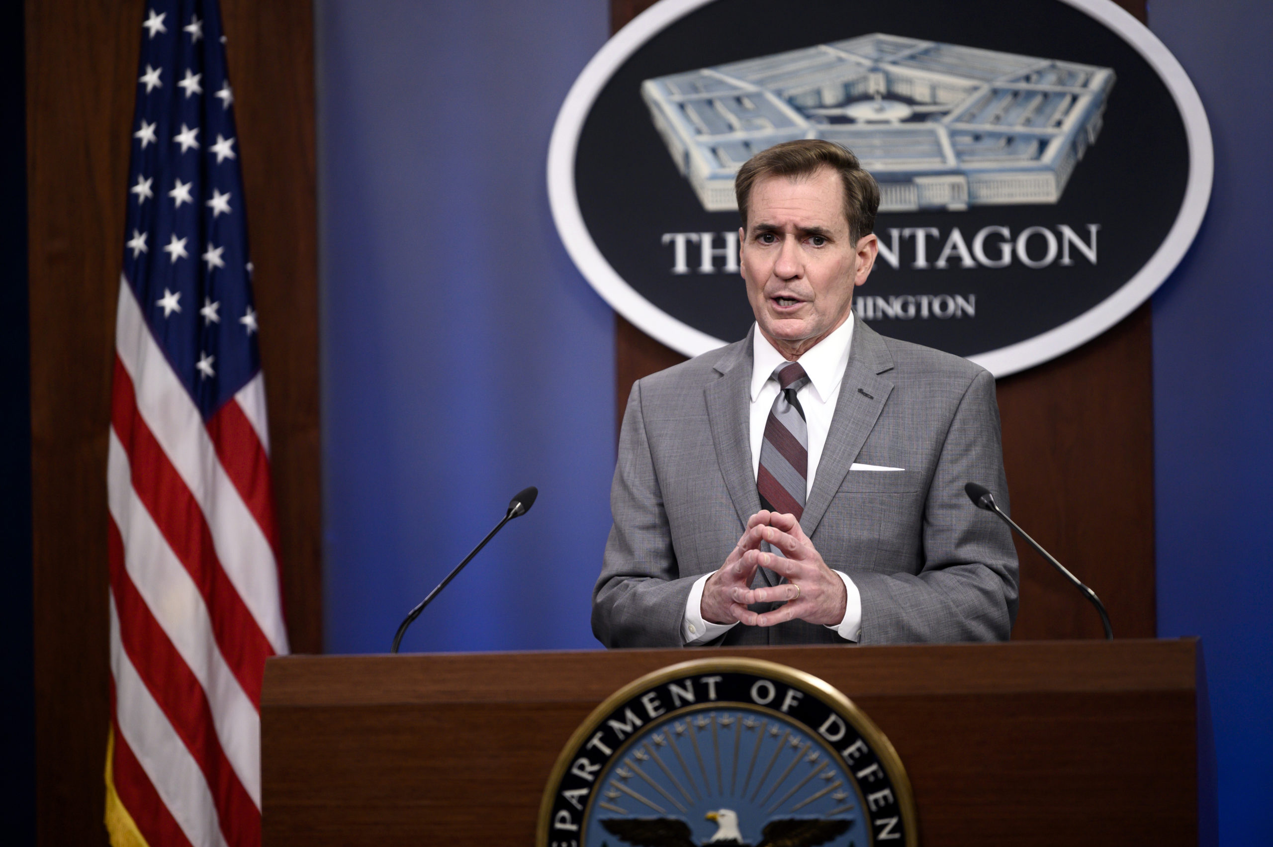Pentagon Press Secretary Briefs the Media