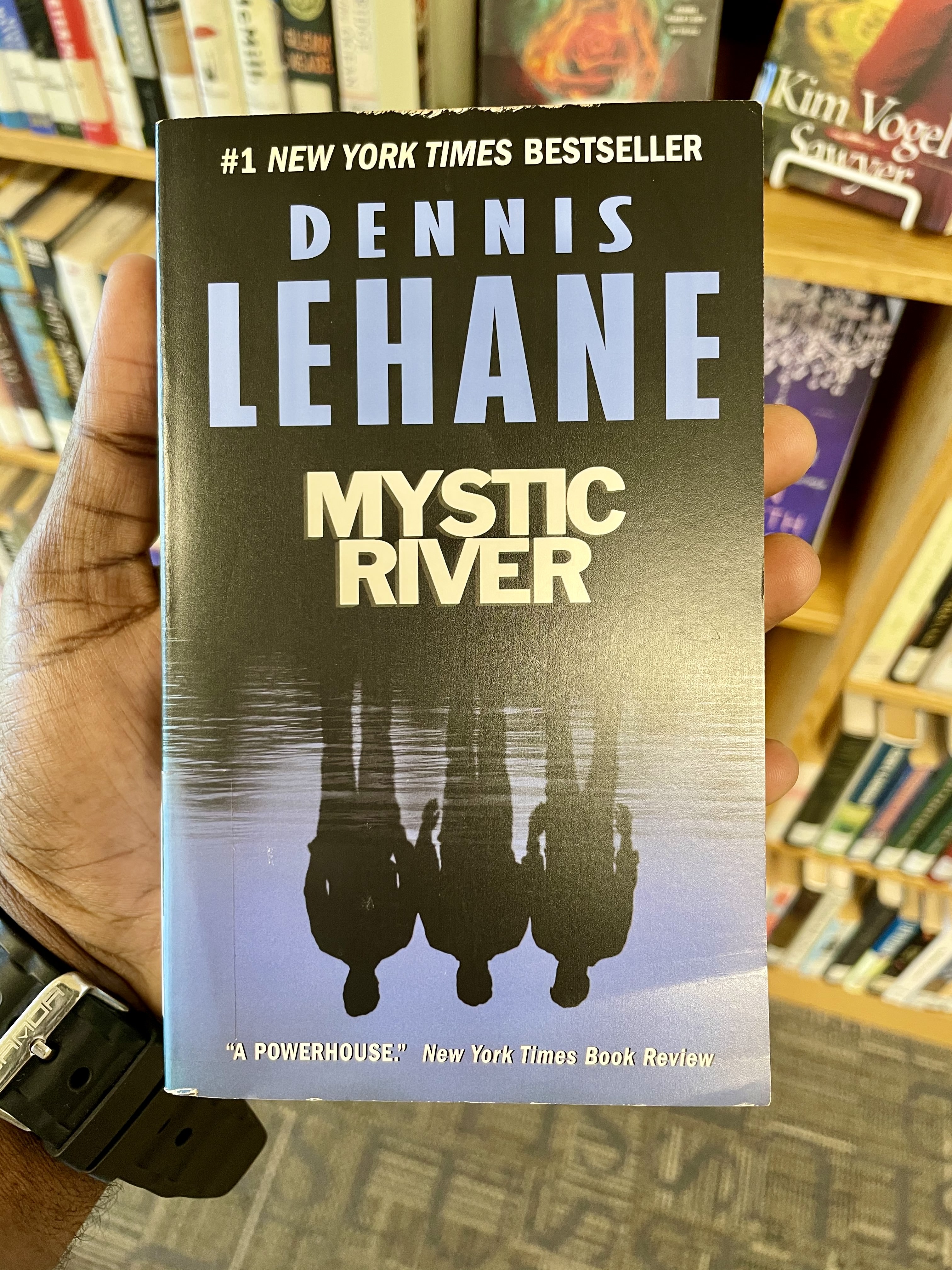 "Mystic River" by Dennis Lehane book cover.