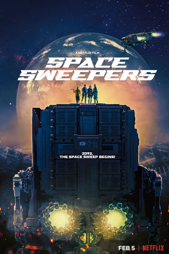 Space Sweepers Netflix promotional graphic